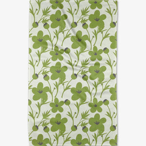 blooming blossoms geometry towel