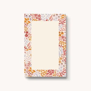 4x6" marigold wildflowers notepad