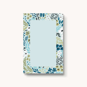 4x6" waterfall floral notepad